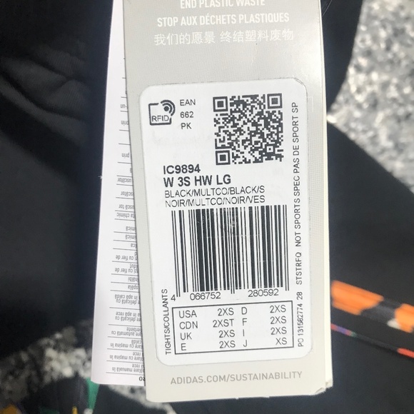 Adidas โฆ Brand New Rare Colorful Pants from Italy (XS) - Picture 6 of 8